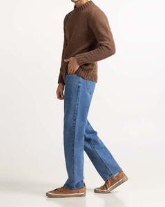 Pull-over en maille jacquard décontracté pour homme, col rond, en mélange de mohair et de laine, avec logo personnalisé OEM, design populaire - Product Image 5