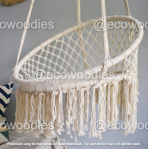 High Quality Stylish PE Rattan Farmhouse Hanging Swing <b>Chair</b> Hammock Sleep <b>Bed</b> Cradle Outdoor with Customized Cushion <b>Kids</b> - Product Image 3