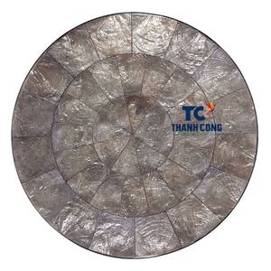 MEILLEURE VENTE Salle sophistiquée: Napperon en nacre et Capiz-superbes pièces artisanales pour les paramètres de table de luxe. - Product Image 2