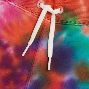 Nuevos pantalones cortos para hombre, personalizados, ligeros, transpirables, de secado rápido, 100% algodón, fabricados en fábrica, con estampado Tie Dye, para venta en línea. - Product Image 4