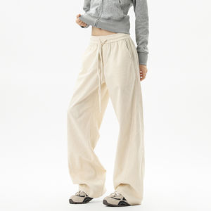 Suministro Directo de Fábrica: ¡Novedad Explosiva! Pantalones Unisex de Primavera, Holgados, Rectos, Casuales, para Parejas, de Color Liso. - Product Image 3