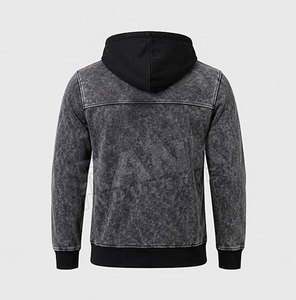 Best Manufacturer Made <b>Lightweight</b> Customized Design Basics Cotton Blended <b>Men</b> Acid Wash <b>Hoodies</b> - Product Image 2