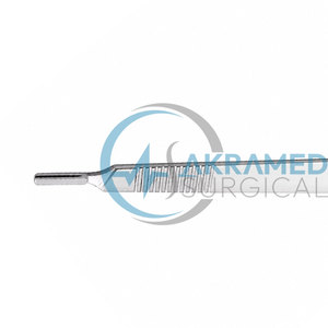 Manche de scalpel chirurgical en acier inoxydable de qualité supérieure, logo personnalisé, manches de couteaux médicaux pour instruments de chirurgie dentaire et buccale, classe I - Product Image 2