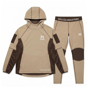 Traje Deportivo de Yoga Ajustado sin Costuras con Estampado Premium, Ropa Deportiva Unisex para Gimnasio, Control de Humedad, para Entrenamiento de Pilates y Yoga - Product Image 1