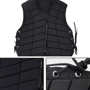 Chaleco de Equitación Unisex Ligero, Ajustable, Transpirable, de Secado Rápido y Personalizable, de Cintura Alta, para Jinetas Adultas - Product Image 2