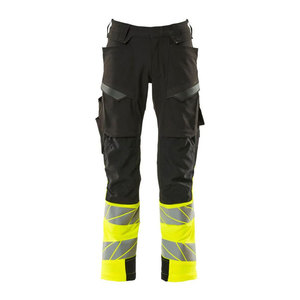 Wholesale Men's Hi Vis <b>Work</b> Pants Safety Workwear <b>Clothes</b> Multi Pocket Reflective <b>Construction</b> Stretch Working Pants - Product Image 4