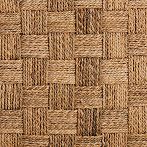Bohemian Style Seagrass and <b>Mahogany</b> Wood <b>Dining</b> <b>Chair</b> Woven Seating for Comfort and Style - Product Image 3