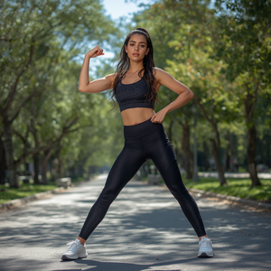 Conjunto Deportivo de Algodón para Mujer, Ropa Deportiva Cómoda y Transpirable, Ropa Informal para Entrenamiento, Suministro al por Mayor OEM - Product Image 1