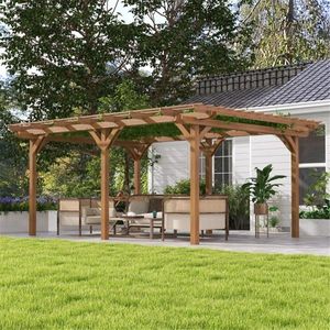 Wooden Pergola Gazebo & Pavilion-Elegant Outdoor Structure - Product Image 2