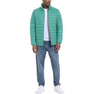 Nueva Chaqueta de Invierno para Hombre, Estilo Urbano, Acolchada de Algodón, con Cierre Frontal, Logotipo Bordado, Tipo Bomber, a Precio Económico - Product Image 3