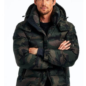 Hot Sale Customized High Street Winter <b>Warm</b> Puffer <b>Jacket</b> for Men Stand Collar Canvas <b>Waterproof</b> & Breathable Reasonable Prices - Product Image 3