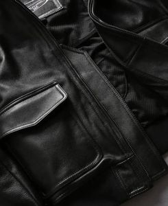 Direct Factory Sale High Quality Winter Men's Cow Skin Leather <b>Fringe</b> Jacket Customized Sizes Waterproof & Windproof Breathable - Product Image 4