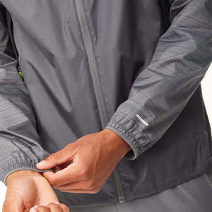 Custom Wholesale Men's Waterproof Windbreaker <b>Jacket</b> Lightweight Hooded Outdoor Sportswear <b>Running</b> Hiking Breathable Slim Coat - Product Image 4