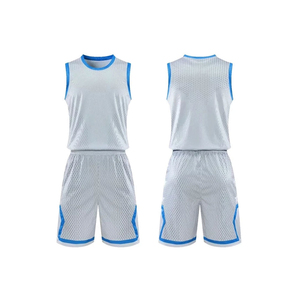 Conjunto de Camiseta de Baloncesto Unisex L NAQQASH SPORTS, Impresión Sublimada, Cuello en V, Sin Mangas, Absorbe la Humedad, Ecológico, Secado Rápido, Elástico - Product Image 6
