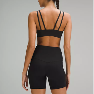 Ensemble de yoga 2 pièces de haute qualité, léger, respirant, séchage rapide, soutien-gorge de sport antichoc, effet push-up fessier, réversible - Product Image 2