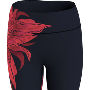 Leggings de compression d'entraînement pleine longueur pour femmes, en polyester et élasthanne, pour la course et le sport, vente en gros d'articles de sport OEM - Product Image 3