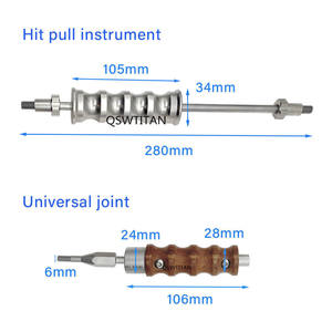 Instruments chirurgicaux orthopédiques, kit d'instruments pour clous intramédullaires autobloquants, outils orthopédiques par Dentavex - Product Image 2