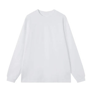 เสื้อยืดแขนยาว ทรงสตรีทแวร์ ผ้าคอตตอนหนา 300gsm ทรงโอเวอร์ไซส์ บ็อกซี่ คลับ ลายนูน สำหรับผู้ชายและผู้หญิง - Product Image 5