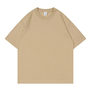 เสื้อยืดโอเวอร์ไซส์เนื้อหนา 100% ผ้าฝ้าย สีกรมท่า ผ้าเนื้อดี ระบายอากาศได้ดี คอกลม ทรงลำลอง ผ้าเจอร์ซีย์ถัก ความยาวปกติ - Product Image 5