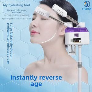 Vaporisateur facial à vapeur d'ozone puissant chaud/froid, hydratant et anti-âge, équipement de beauté sur pied pour centre de spa - Product Image 2