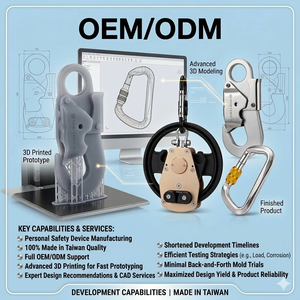 30kN High Tensile Steel Alloy Zinc Finish Safe Climbing Carabiner <b>Hook</b> Machinery - Product Image 6