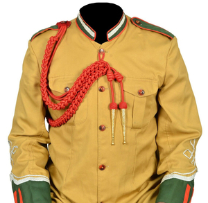 Wholesale Custom Aiguillettes Uniform Ceremonial Supplies Made of Bullion Wire Red Thread Silk Cotton Polyester for Sale - Product Image 6