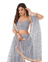 Magnifique robe de mariée pakistanaise Lehenga Choli brodée à la main, dentelle moderne, imprimé floral, cristaux, pour la mère de la mariée