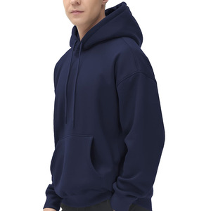 Trendy Winter Half Zip Velour Oversized <b>Waterproof</b> Hoodie for Men's Streetwear - Product Image 5