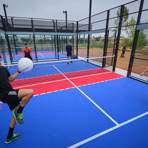 Cancha de <span class=keywords><strong>Padbol</strong></span> Estándar de 10x6m con Pared de Vidrio Templado para Deportes al Aire Libre e Interior - Product Image 1