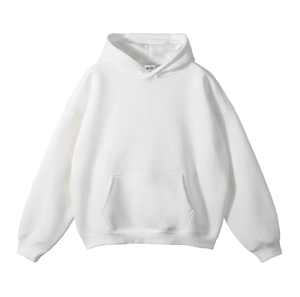 เสื้อฮู้ดดี้สไตล์มินิมอลสำหรับผู้ชาย ผ้าเนื้อนุ่ม สวมใส่สบาย ทรงหลวม - Product Image 1