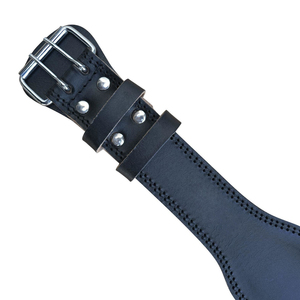 Durable gym leather belt weightlifting waist support bodybuilding heavy lifting fitness strong premium adjustable gear - Product Image 2