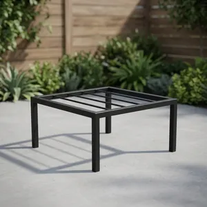 Soporte Metálico para Plantas de Balcón y Jardín |   Macetero Negro para Plantas de Interior y Exterior |   Soporte Decorativo para Macetas - Product Image 4