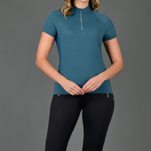 Chemise de compétition équestre de haute qualité, extensible dans 4 directions, en tissu technique doux au toucher, idéale pour la compétition et les spectacles. - Product Image 4