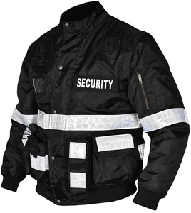 Veste de travail réfléchissante haute visibilité pour homme, en polyester, certifiée CE, imperméable et coupe-vent - Product Image 2