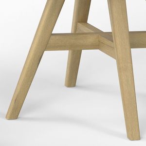 Set di 2 sedie da pranzo per esterni Kona in plastica color tortora, comode ed eleganti - Product Image 6