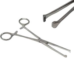 Pinzas de agarre de tejido Allis de alta calidad, de acero inoxidable, manuales, para cirugía, instrumentos quirúrgicos de acero inoxidable - Product Image 1