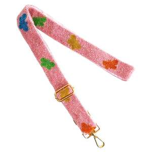 Bolso de cintura de diseño único y estilo lindo, hecho a mano con cuentas de semillas, con estampado étnico de vaca, correas ajustables, última moda. - Product Image 3