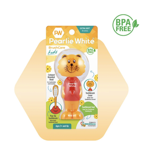 Brosse à dents extra douce pour enfants Pearlie White BrushCare Pop-Up - Product Image 1