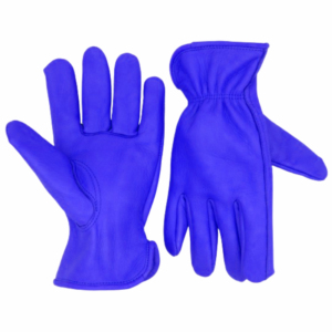 Heavy-Duty <b>Top</b>-Grade Cowhide Grain Leather Driver Gloves Heat <b>Spark</b> Resistant Construction Safety Gloves for Personal Hand Arm - Product Image 4