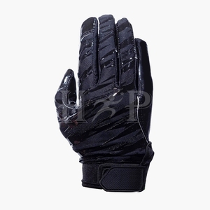 Private Label Youth Adult Football Receiver <b>Gloves</b> Custom American Football Receiver <b>Gloves</b> Sticky <b>Grip</b> Silicone Palm OEM - Product Image 3