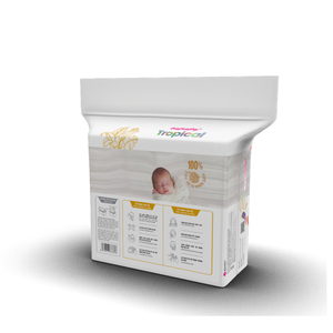 ผ้าเช็ดตัวอเนกประสงค์สำหรับเด็ก Mamamy Tropical สำหรับการเดินทาง ผ้าไม่ถักทอคุณภาพสูง ดีไซน์แบบอัดแน่น 160 ชิ้น ขายส่ง - Product Image 4