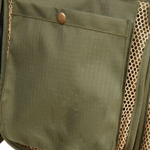 Gilet de tir à l'argile pour homme, respirant, dos en maille, multi-poches, fermeture éclair intégrale, pour la chasse et le tir au skeet, vente en gros OEM - Product Image 4