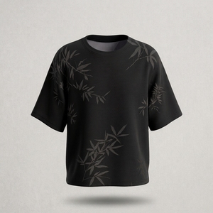 Wholesale Custom Logo Plus Size Stylish Stock Bulk Quality Oversized Printed Plain <b>Black</b> T-<b>shirts</b> for <b>Women</b> Print - Product Image 2