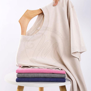 T-shirt délavé au soleil pour usage quotidien, en tissu léger, coupe décontractée - Product Image 6