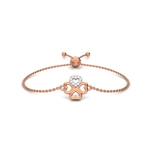Dainty <b>Charm</b> Bracelet With Delicate Chain For Women Elegant Wrist Jewelry Adjustable Gift Accessory For Special Occasions - Product Image 6