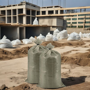 Bolsas de plástico tejidas de PP verdes duraderas de alta calidad, duraderas y con estilo para el hogar, Industrial Almacenamiento de Arena, impresión Offset, gran oferta - Product Image 6