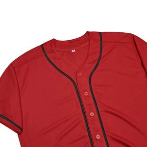 Camisetas de Béisbol Sublimadas Personalizadas, Uniformes Deportivos Sublimados OEM, Camisetas Clásicas con Botones Completos, Uniforme Deportivo 100% Poliéster para Hombre - Product Image 5