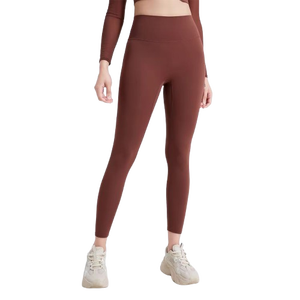Leggings de Yoga para Mujer, Cintura Alta, Acanalados, Ecológicos, Transpirables, con Logotipo, Color Azul Claro, Pantalones Deportivos Elásticos - Product Image 6