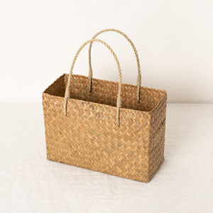 Sacs fourre-tout en jonc de mer grande capacité de qualité supérieure pour femmes, prix de gros, sac cadeau de mariage pour invités - Product Image 2