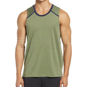 Débardeur d'entraînement décontracté pour hommes séchage rapide grande taille sans manches motif vierge en polyester à bas prix - Product Image 1